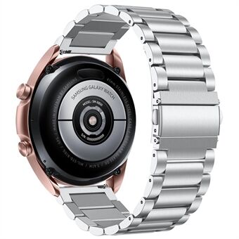 For Huawei Watch GT 2 42 mm / Watch 2 urreim i rustfritt Steel Quick Release 20 mm klokkerem Business-klokkereim - Sølv