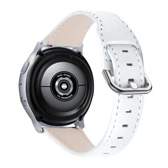 For Misfit Vapor Steel Leather Watch Band 20 mm Universal klokkerem med rustfri stålspenne