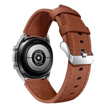 For Huawei Watch GT 2e / GT 2 46 mm stilig kuskinn ekte lær Dobbeltsidig teksturert klokkebånd håndleddsrem