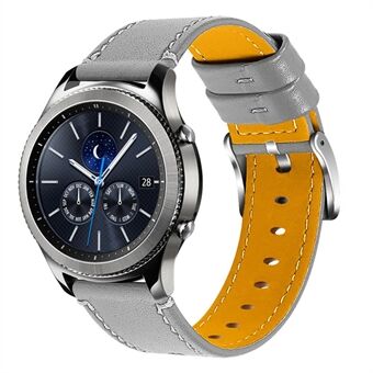 For Garmin Smart 4 spenne i rustfritt Steel Justerbar kuskinn 22 mm Universal håndleddsrem for smartklokke