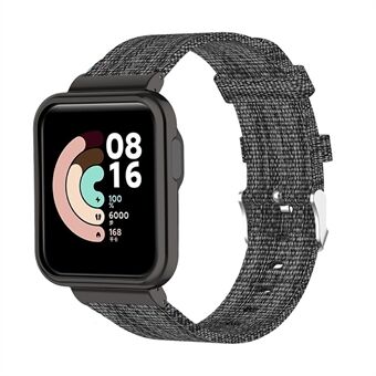 For Xiaomi Redmi Watch / Mi Watch Lite Nylon Canvas Smart Watch Band Justerbar erstatningsstropp