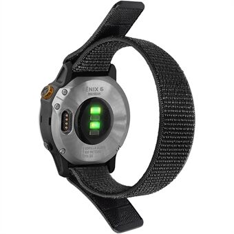 26 mm nylon klokkerem for Garmin Fenix 6X, justerbar Smart Watch-håndleddsrem