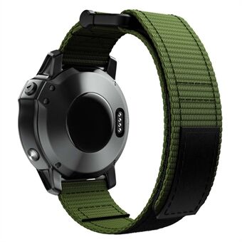 For Garmin Fenix 7X/6X Pro/Tactix 7 26mm Nylon Loop Sport Watch Band Adjustable Wrist Strap Replacement