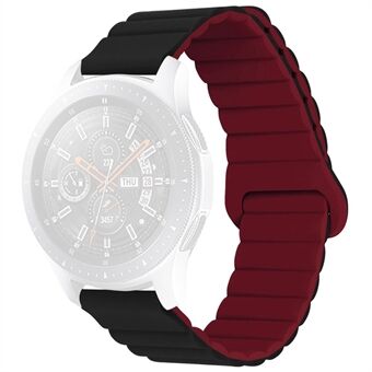 For Haylou LS02 / RS4 / RS4 Plus / Huawei Watch GT 3 Pro 43 mm, silikonklokkerem 20 mm Universal magnetisk klokkerem