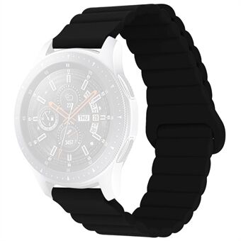 For Haylou RT / RT2 / GST / GS / RS3 / Huawei Watch 3 / Xiaomi Watch S1 / S1 Active, Magnetisk Klokkebånd 22 mm Universal Silikon håndleddsrem