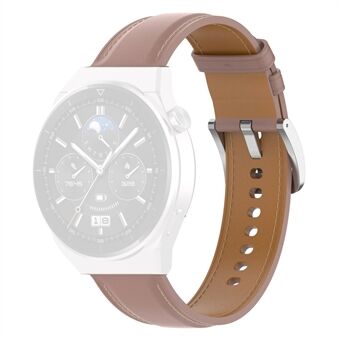 For Samsung Galaxy Watch 5 40mm / 44mm / Watch 5 Pro 45mm / Watch4 40mm / 44mm / Watch4 Classic 42mm ekte skinn Smart Watch Band håndleddsrem