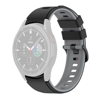 For Samsung Galaxy Watch 5 40 mm / 44 mm / Watch 5 Pro 45 mm / Watch4 40 mm / 44 mm / Watch4 Classic 42 mm / 46 mm / Watch3 41 mm tofarget silikonklokkerem