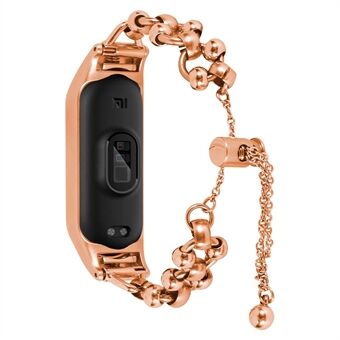Utskifting av klokkerem for Xiaomi Mi Band 5/6, Smartwatch-bånd med hule perler