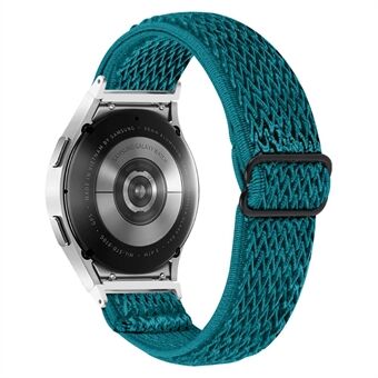 For Samsung Galaxy Watch 5 40 mm / 44 mm / Watch 5 Pro 45 mm flettet nylon Smart Watch-rem Erstatning stretchy armbånd