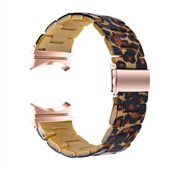 For Samsung Galaxy Watch 5 40mm / 44mm / Watch 5 Pro 45mm Resin Watch Band Armbånd med spenne i rustfritt Steel