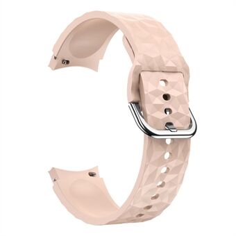 For Samsung Galaxy Watch 4 40mm / 44mm / Watch 4 Classic 42mm / 46mm / Watch 5 40mm / 44mm Rhombus Pattern Watch Band Myk silikon sportsarmbåndsrem