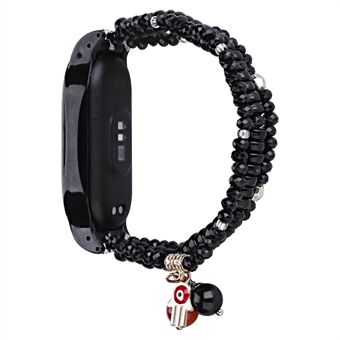 For Xiaomi Mi Band 7 Holiday Style Beads Armbånd Klokke Band Remp Replacement