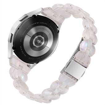 For Samsung Galaxy Watch 5 Active 40mm / 44mm / Watch 5 Pro 45mm / Watch 42mm Resin Strap 20mm Armbånd Armbånd Erstatning