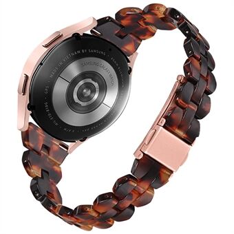 For Samsung Galaxy Watch 5 Active 40mm / 44mm / Watch 5 Pro 45mm / Watch 42mm Resin Strap 20mm Armbånd Armbåndserstatning
