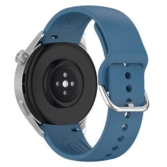 22 mm bueformet klokkerem for Xiaomi Watch S2 / S1 / S1 Pro, justerbar silikonarmbånd med metallspenne