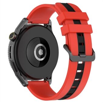 Sportsbånd for Huawei Watch GT 3 SE / Watch GT, 22 mm klokkerem med to farger pustende myk silikonrem