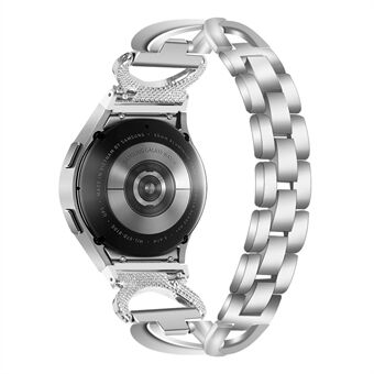 Klokkebånd for Samsung Galaxy Watch4 / 5 40 mm 44 mm Rhinestones Dekor Legering håndleddsrem med kobling