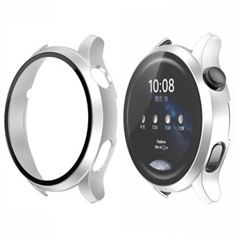 Matt PC Smartwatch Rammeveske med skjermbeskytter i herdet glass til Huawei Watch 3 Pro