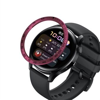 Speed Scale Design Rustfritt Steel Watch Bezel Beskyttende Ring Deksel for Huawei Watch 3