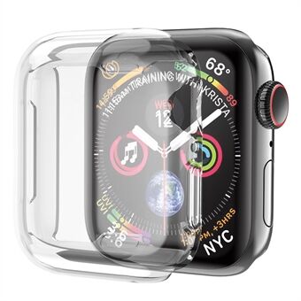 Krystallklar myk TPU All-Around beskyttelsesdeksel for Apple Watch Series 7 41 mm