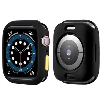 Candy Color Soft TPU Smart Watch Beskyttelsesveske Shell med vedlagt knappdeksel for Apple Watch Series 7 45 mm