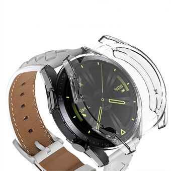For Huawei Watch GT 3 46 mm klar full dekning myk TPU galvanisert klokkebeskyttelsesveske
