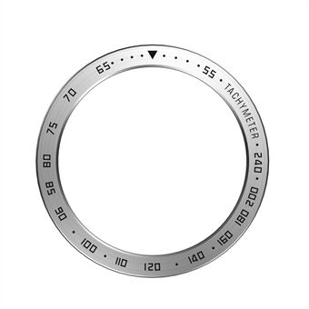Smartwatch- Ring for Samsung Galaxy Watch 5 44mm Anti- Scratch metallklokkeramme (Type E) - Ring Svarte bokstaver