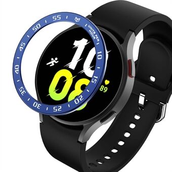 For Samsung Galaxy Watch 5 40 mm Metal Styling Bezel Anti Scratch Watch Case Deksel med urskive
