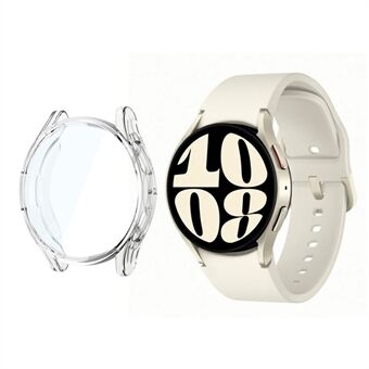 ENKAY HAT Prince For Samsung Galaxy Watch6 40 mm klokkeveske Gjennomsiktig TPU beskyttende rammedeksel