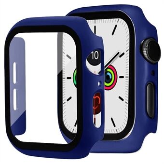 2-i-1 matt ramme PC + herdet glass beskytter Watch Case for Apple Watch Series 4 44mm