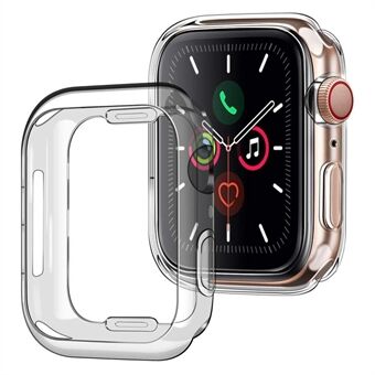 Full beskyttelse Gjennomsiktig TPU beskyttende klokkedeksel for Apple Watch Series 7 41 mm