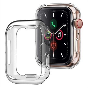 Gjennomsiktig allround beskyttelse Myk TPU Smart Watch Case Cover for Apple Watch Series 7 45mm