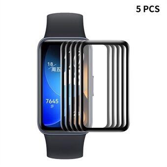 ENKAY HAT- Prince 5 Stk / Sett for Huawei Band 8 Full Screen Film Soft PC Edge+PMMA 3D Curved Watch Screen Protector