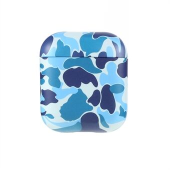 Camouflage Water Transfer Printing PC Earphone Case for Apple AirPods with Wireless Charging Case (2019) / AirPods with Charging Case (2019) / (2016)