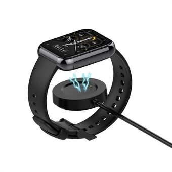 Bærbar Smart Watch-lader Magnetisk ladedokking med 1 m USB-kabel for Realme Watch 2/2 Pro