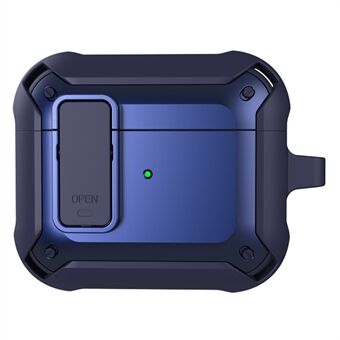 Trådløs ladeveske for øretelefoner Anti-drop TPU + PC-beskyttelsesdeksel med lokkdesign for AirPods 3