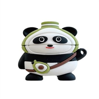 For Apple AirPods 3 Cute Cartoon Panda Myk silikonbeskyttelsesveske Bluetooth ørepropper deksel
