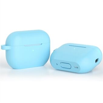 For AirPods Pro 2 Bluetooth-øretelefoner Silikonbeskyttelsesveske Anti-fall-deksel med flat bunn (2 mm tykkelse)