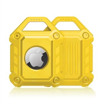 TPU Armor Protective Case Shell Sleeve for Apple AirTag med nøkkelring TPU støtsikkert deksel
