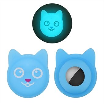 Cat Style Pet Tracker Anti-tap-deksel TPU-beskyttelsesveske for Apple AirTag
