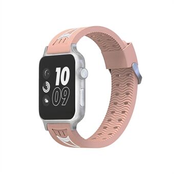 Smiling Face Soft Silicone Watch Band for Apple Watch Series 4 40mm Series 3/2/1 38mm