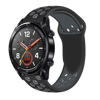 Bi-farge mykt silikon klokkerem til Huawei Watch GT