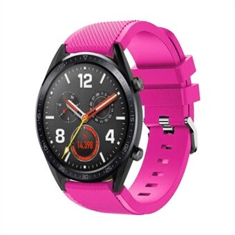 22mm twill tekstur silikon klokkerem til Huawei Watch GT / Honor Watch Magic