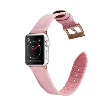 Universal PU Leather Watch Strap Erstatning for Apple Watch Series 5 4 44mm / Series 3 2 1 42mm