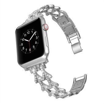 Diamond Premium rustfritt Steel klokkerem for Apple Watch Series 6 / SE / 5/4 44mm / Series 3 2 1 Watch 42mm