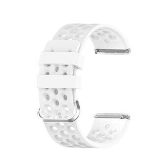 Silikon Smartwatch-rem for Fitbit Versa 2 / Versa / Versa Lite - Hvit