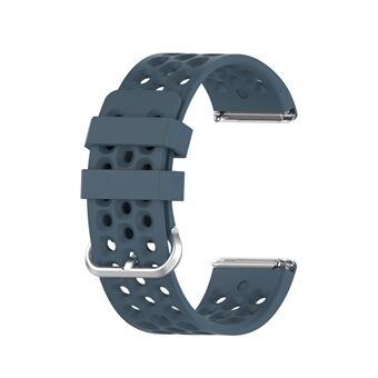 Silikon Smartwatch-rem for Fitbit Versa 2 / Versa / Versa Lite - Lys Mørkeblå