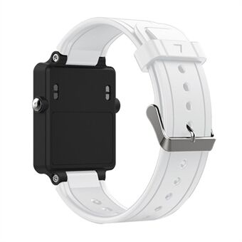 Silikon Smart Watch-erstatningsrem for Garmin Vivoactive Acetate - Hvit