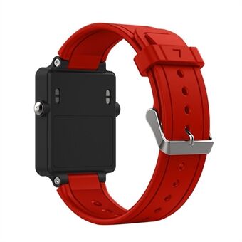 Silikon Smart Watch-erstatningsrem for Garmin Vivoactive Acetate - Rød