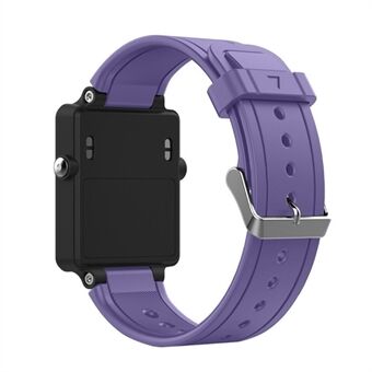 Silikon Smart Watch-erstatningsrem for Garmin Vivoactive Acetate - Lys lilla